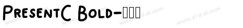 PresentC Bold字体转换